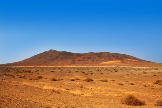 Ajaches mountain in Lanzarote Punta Papagayo at Canary Islands