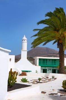 Lanzarote san Bartolome monumento Campesino in Canary islands