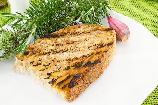 bruschetta, bread