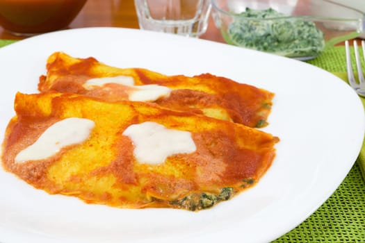 crepes, pasta