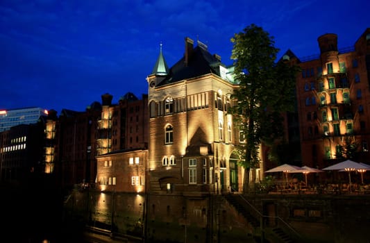 Hamburg Speicherstadt Teekontor Wasserschloss