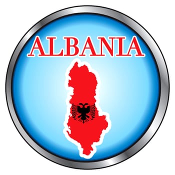 Vector Illustration for Austria, Round Button.