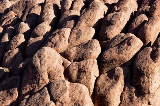 Rock formation in the Dades valley, Morocco.