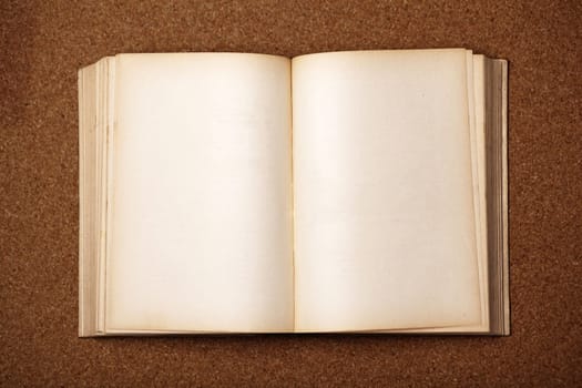 Old Antique Book on wooden table