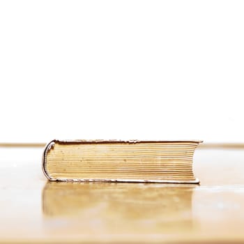 Old Antique Book on wooden table