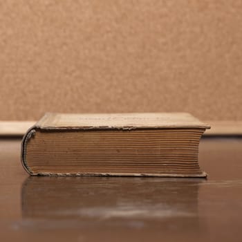 Old Antique Book on wooden table