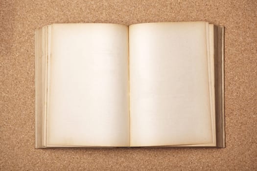Old Antique Book on wooden table