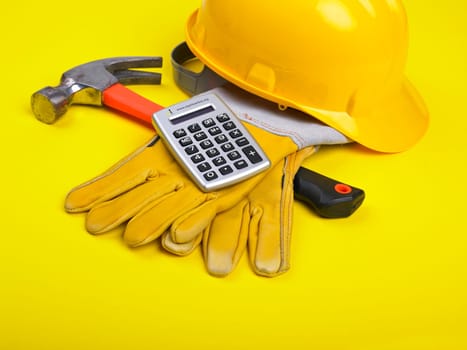 Ready fgor building site - HardHat Hammer Gloves Calculator