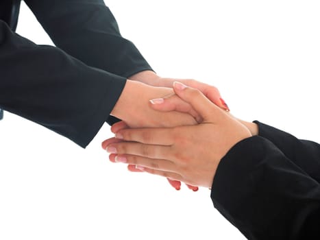 Handshake Handshaking isolate on white