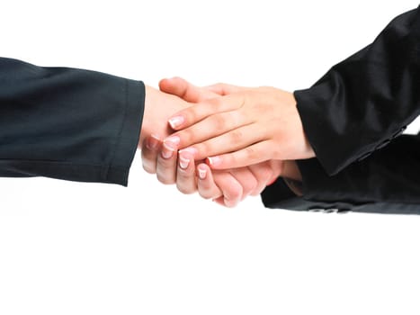 Handshake Handshaking isolate on white