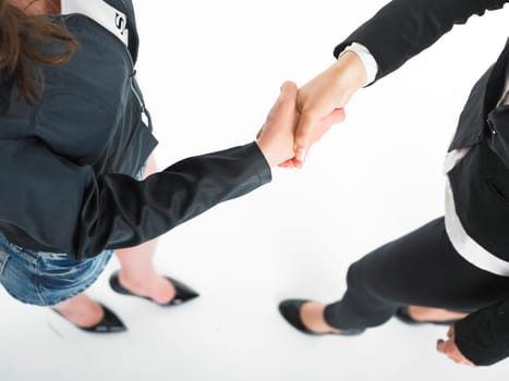 Two business woman Handshaking Handshake