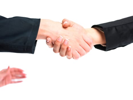 Handshake Handshaking isolate on white