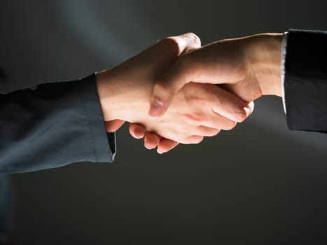 Handshake Handshaking light and dark