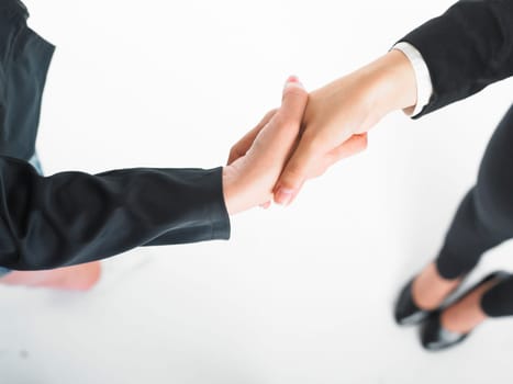 Two business woman Handshaking Handshake