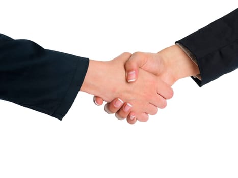 Handshake Handshaking isolate on white