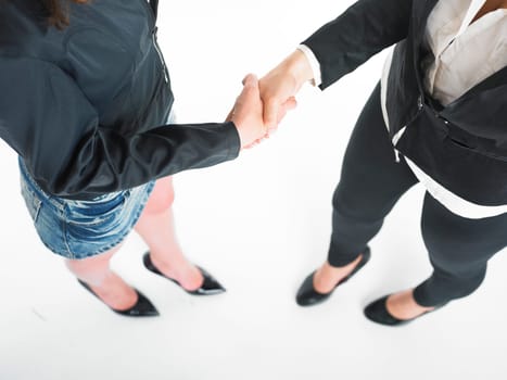 Handshake Handshaking isolate on white