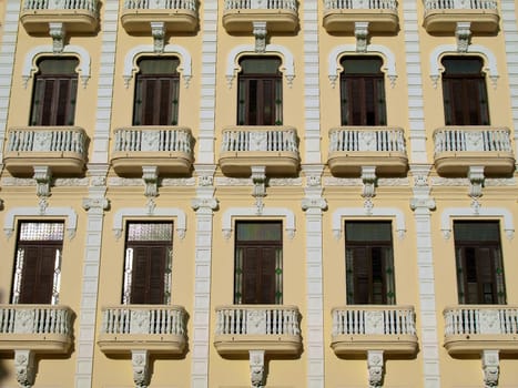 Yellow Cuban Building