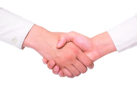 Handshake Handshaking isolate on white