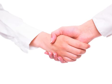 Handshake Handshaking isolate on white