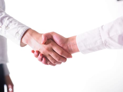 Handshake Handshaking isolate on white