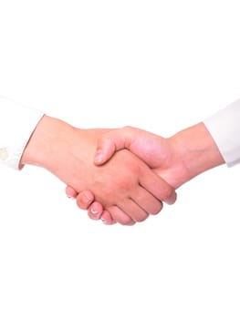 Handshake Handshaking isolate on white