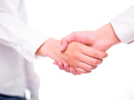 Handshake Handshaking isolate on white