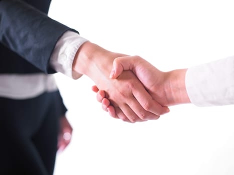 Handshake Handshaking isolate on white