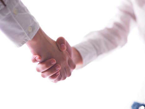 Handshake Handshaking isolate on white