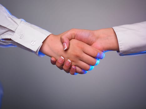 Handshake Handshaking isolate on white