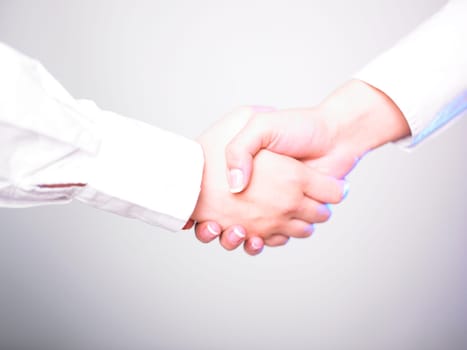 Handshake Handshaking isolate on white
