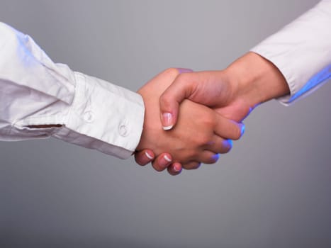 Handshake Handshaking isolate on white