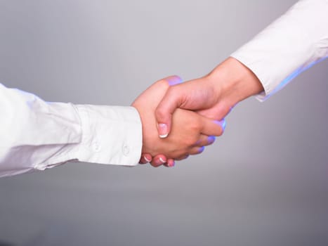 Handshake Handshaking isolate on white
