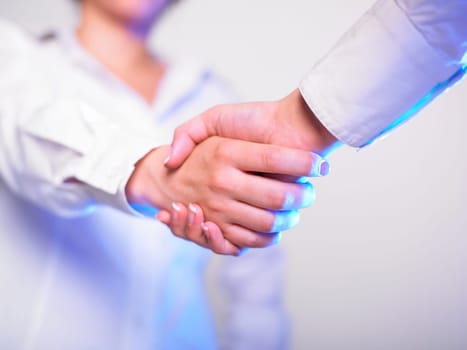 Handshake Handshaking isolate on white