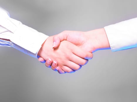 Handshake Handshaking isolate on white