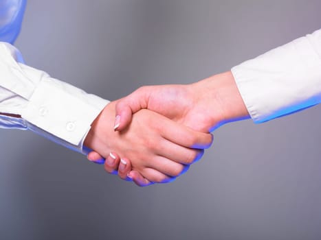 Handshake Handshaking isolate on white
