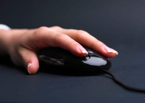 Computer work One-click management mouse hand