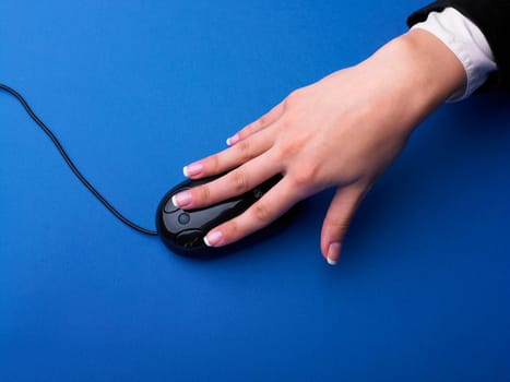 Computer work One-click management mouse hand