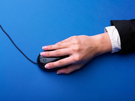 Computer work One-click management mouse hand