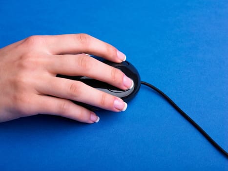 Computer work One-click management mouse hand