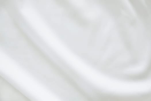 white silk waves textile detail