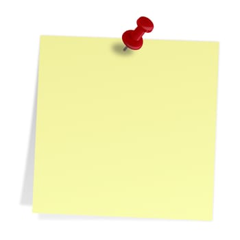 Sticky notes with pin