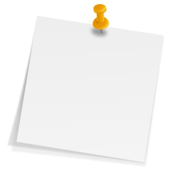 Sticky notes with pin