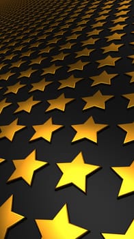 Stars Matrix Background - gold black 1