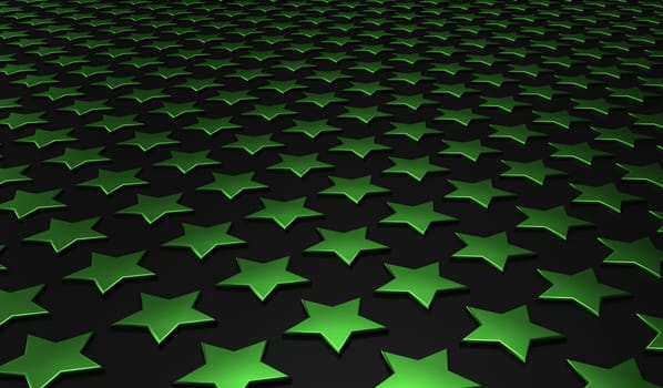 Stars Matrix Background - Green Black 7