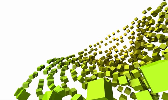 Green Flow cubes