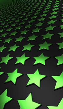 Stars Matrix Background - Green Black 9