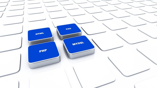 3D Pads Blue - HTML CSS PHP MYSQL 4