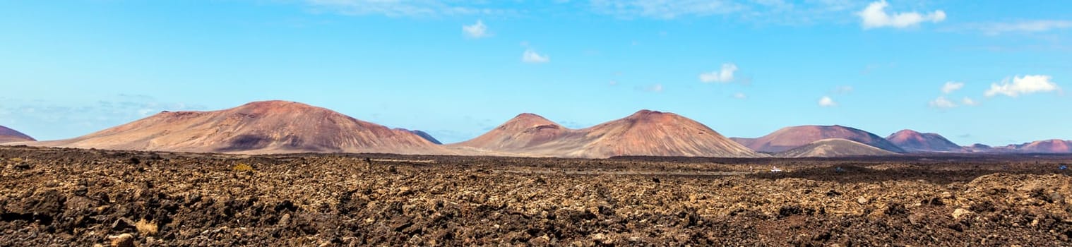 volcanic area in Lanzarote
