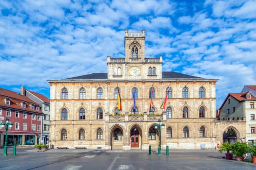 Town hall Weimar in Germany, UNESCO World Heritage Site