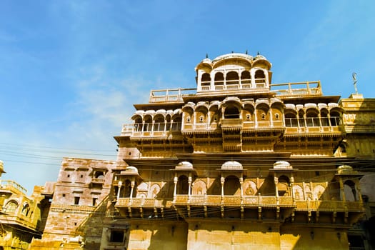The amazing fort city of Jaisalmer in Rajasthan, India.